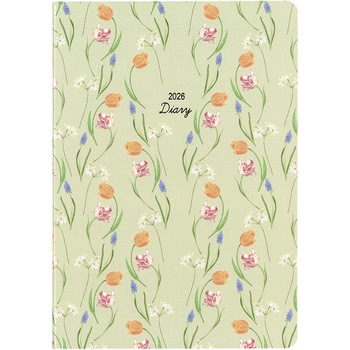 2026 MILLダイアリー B6 Monthly FLEURS ダイゴー