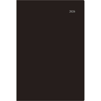 2026 アポイントダイアリー マンスリー+チャート B5対応 ブラック ダイゴー