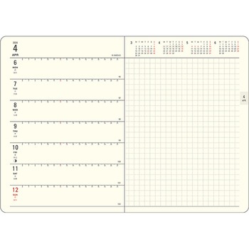 2026 MILLダイアリー B6 Horizontal Left BASIC ダイゴー