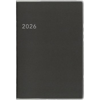 2026 アポイントダイアリーノートタイプ B6 マンスリー グレー カバー付 ダイゴー