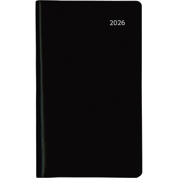 2026 アポイントダイアリー 文字大 1Mホリゾンタル ブラック ダイゴー