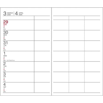2026 アポイントダイアリー A6スリム 1Wファミリー ダイゴー