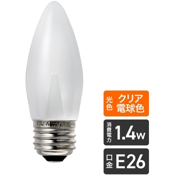 LED電球シャンデリア形 ELPA