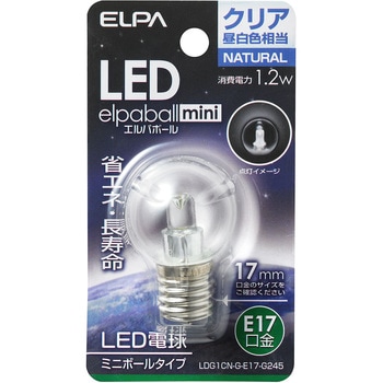 LED電球G30形 ELPA