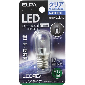 LED電球 ナツメ球タイプ ELPA