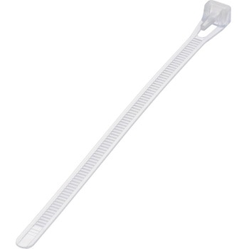 リピートタイ 耐薬品タイプ150mm10本入 クリア オーム電機