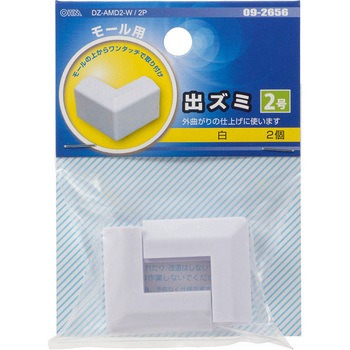 モール用出ズミ 2個入 - オーム電機