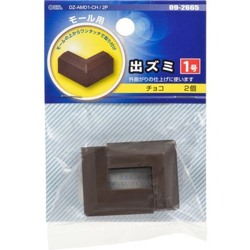 モール用出ズミ 2個入 オーム電機