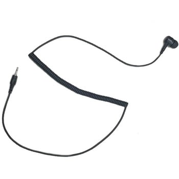 トランシーバー用 イヤホン (カナル型 カールコード 60cm 2.5Φ) ES-A1JS-C60 イヤホン単品 トランシーバー 無線機 インカム 用 - ウェッジ
