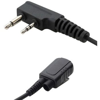アイコム ICOM 特定小電力トランシーバー 2ピンL字 タイピンマイク(IC-4120 IC-4110 WED-NO-001等 対応) PM-0026S-2PIN-L マイク単品 無線機 インカム 用 ウェッジ
