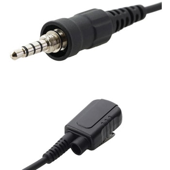 トランシーバー用 タイピンマイク アイコム アルインコ  (FTH-314 DJ-P221A IC-4310 等に対応)  PM-0026Y6 マイク単品 1ピンねじ込み式 特定小電力トランシーバー 無線機 インカム 用 - ウェッジ