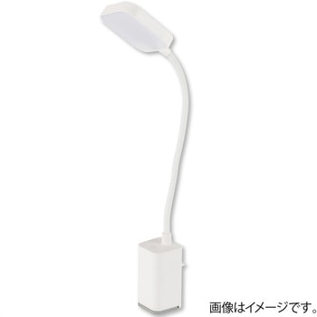 USB充電式 LEDデスクライト /ホワイト ナカバヤシ