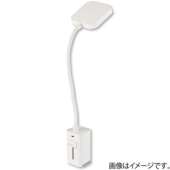 USB充電式 LEDデスクライト /ホワイト ナカバヤシ