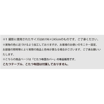 こたつ布団カバー リバーシブル セルタン
