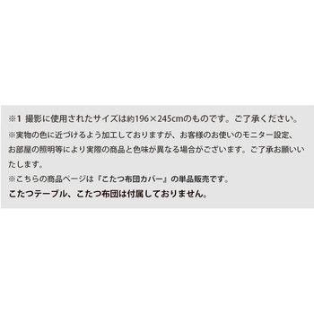 こたつ布団カバー リバーシブル セルタン