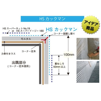 【HSスーパーネット カットシリーズ】HSカックマン 畑中産業