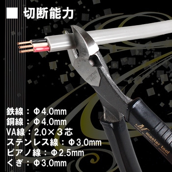 偏心電工ニッパ MASTERTOOL