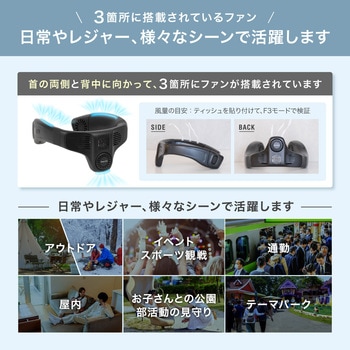 ネッククーラー 冷却プレート Wearable Neck Cooler Air PowerArQ