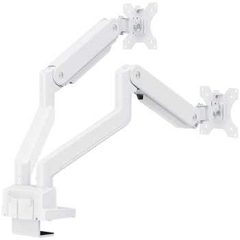 モニターアーム メカニカルスプリング式 上締めタイプ デュアル - アール・エフ・ヤマカワ