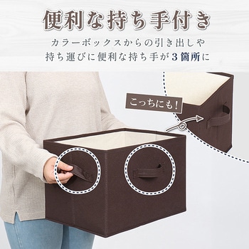 収納ボックス ブラウン 2個組 アストロ
