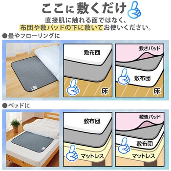 活性炭と珪藻土入り除湿シート シングルサイズ - アストロ