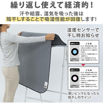 活性炭と珪藻土入り除湿シート シングルサイズ - アストロ