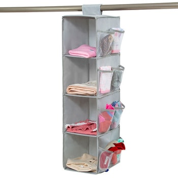 両側ポケットクローゼットホルダー グレー - アストロ