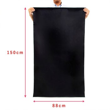 ポリエステル巾着 ブラック 150×88cm - アストロ