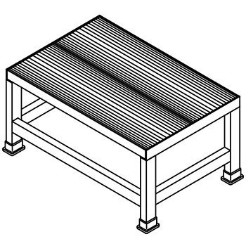溶接一体構造作業台dy ライトステップ 1ステップ 長谷川工業 作業台 作業用踏台 通販モノタロウ Dy 1