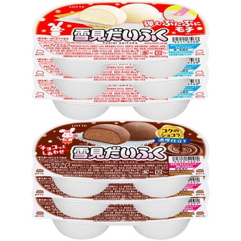 [冷凍]ロッテ 雪見だいふく 2種セット(各3個) - ロッテ