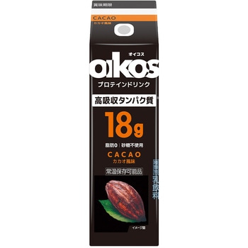 ダノンオイコス プロテインドリンク 高吸収タンパク質18g カカオ風味 OIKOS