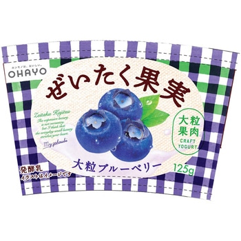 [冷蔵]ぜいたく果実ヨーグルト 大粒ブルーベリー OHAYO