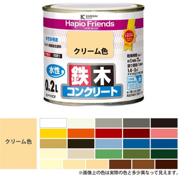 ハピオフレンズ  水性多用途(つやあり) カンペハピオ