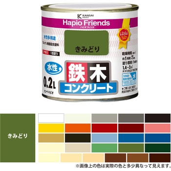 ハピオフレンズ  水性多用途(つやあり) カンペハピオ