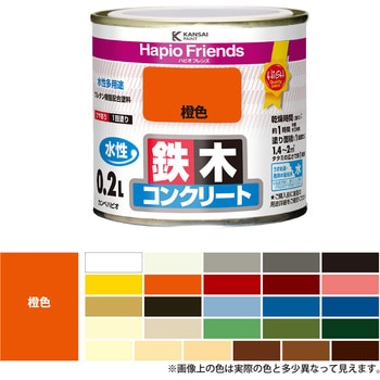 ハピオフレンズ  水性多用途(つやあり) カンペハピオ