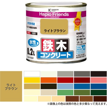 ハピオフレンズ  水性多用途(つやあり) カンペハピオ