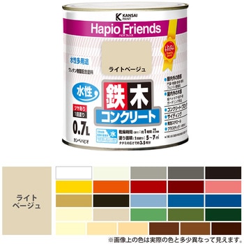 ハピオフレンズ  水性多用途(つやあり) カンペハピオ