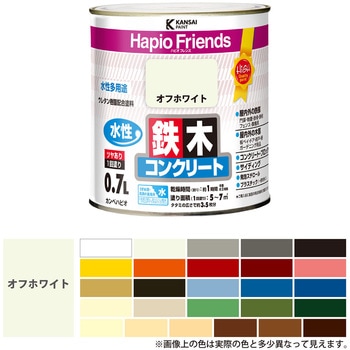 ハピオフレンズ  水性多用途(つやあり) カンペハピオ