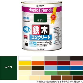ハピオフレンズ  水性多用途(つやあり) カンペハピオ