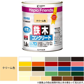 ハピオフレンズ  水性多用途(つやあり) カンペハピオ