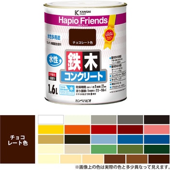 ハピオフレンズ  水性多用途(つやあり) カンペハピオ