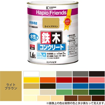 ハピオフレンズ  水性多用途(つやあり) カンペハピオ