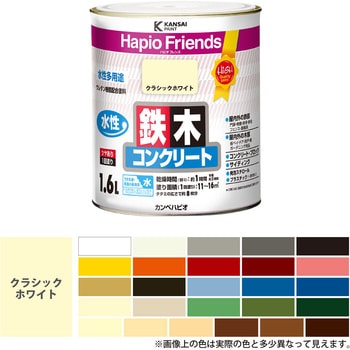 ハピオフレンズ  水性多用途(つやあり) カンペハピオ