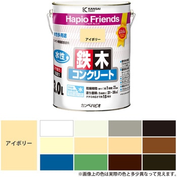 ハピオフレンズ  水性多用途(つやあり) カンペハピオ