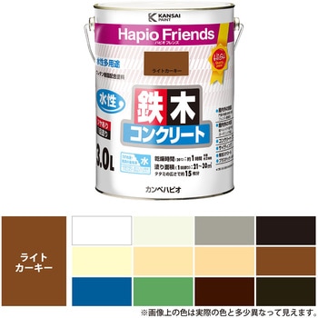 ハピオフレンズ  水性多用途(つやあり) カンペハピオ
