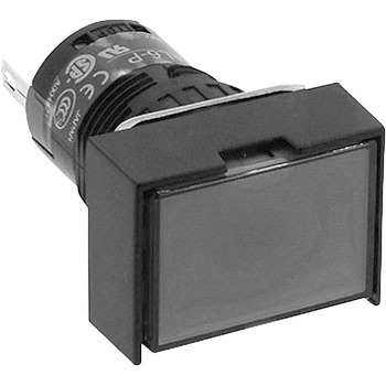 Φ16 A6シリーズ 表示灯(長角形3方向バリア付) IDEC(和泉電気)