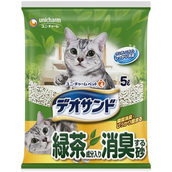 緑茶成分入り消臭する砂 ユニ・チャーム