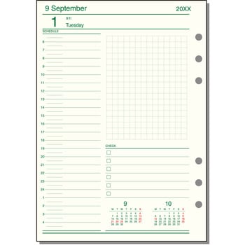 2026年度システム手帳A5リフィル ダヴィンチ - レイメイ藤井