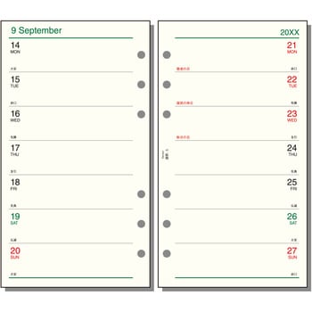 2026年度システム手帳聖書リフィル ダヴィンチ レイメイ藤井
