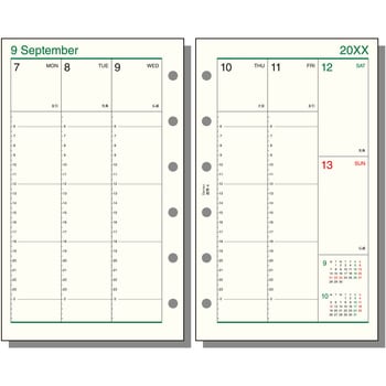 2026年度システム手帳ポケットリフィル ダヴィンチ レイメイ藤井